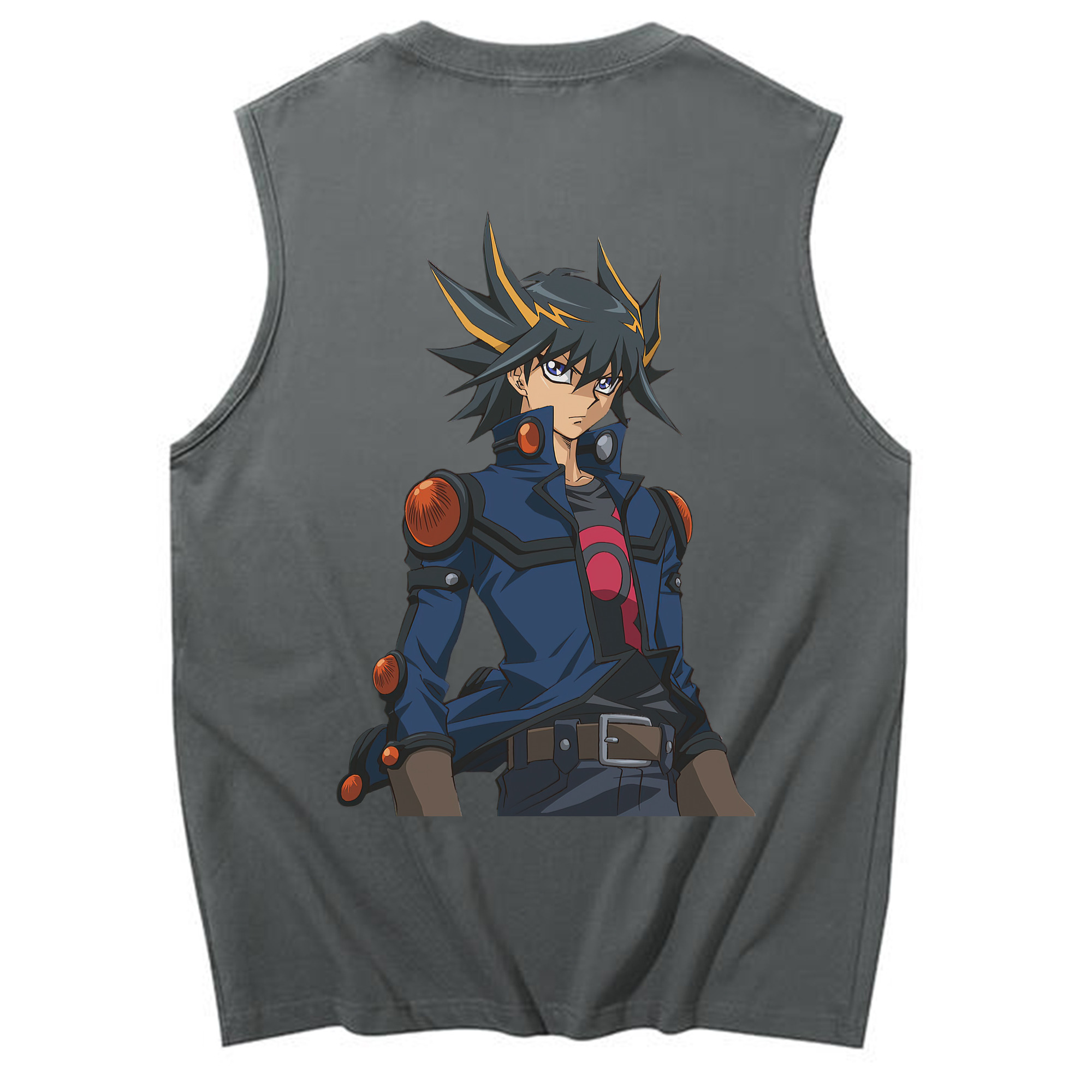 （画像用） 遊☆戯☆王 Yu-Gi-Oh! コットン100％タンクトップ（背面プリント）